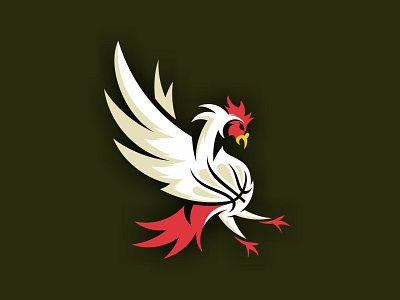 Galitos basketball team logo (update) basketball design fighting galitos illustration logo rooster sport team