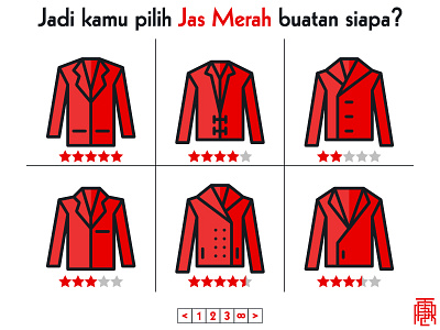 Jas Merah coat filled line history icon indonesia online shop red soekarno star web website