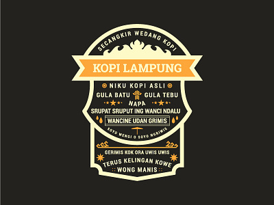 Lampung Coffee Badge
