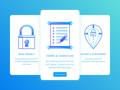 General Data Protection Regulation (GDPR) Icon condition data data privacy gdpr icon landing page privacy security checkpoint term terms terms and condition