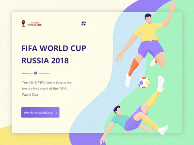 World Cup color，team football goal illustration match russia win world cup