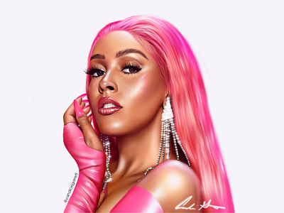 Doja Cat Digital Painting