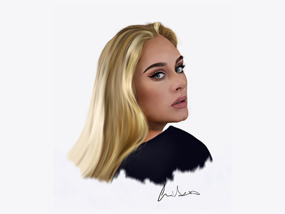Adele Digital Portrait
