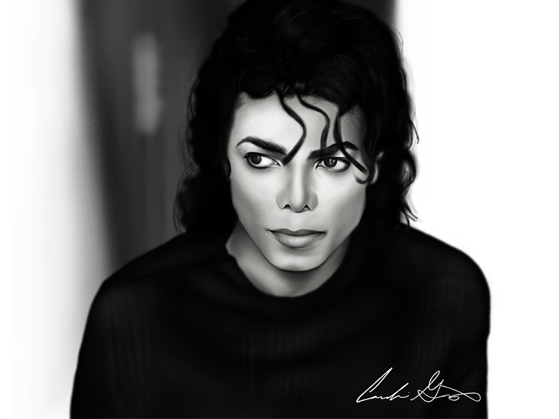 Michael Jackson Digital Painting By Candice J. On Dribbble