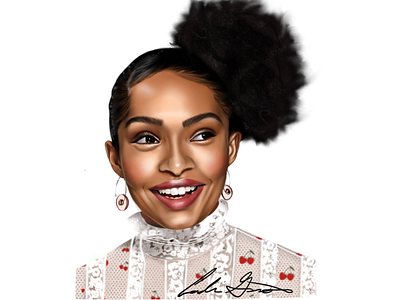 Yara Shahidi Digital Painting