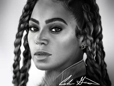 Beyonce Digital Painting apple art digital art digital painting doodle drawing graphic hand drawn illustration illustrator painting portrait procreate sketch