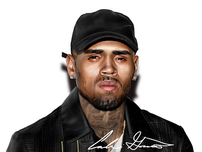 Chris Brown Digital Painting