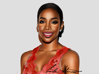 Kelly Rowland Digital Painting