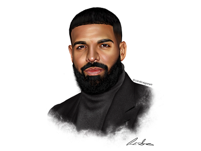 Drake Digital Portrait