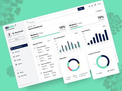 Vaccine Management 3 branding color covid covid19 design graphics health healthcare hospital immunization medical safety ui vaccination vaccine vaccine management