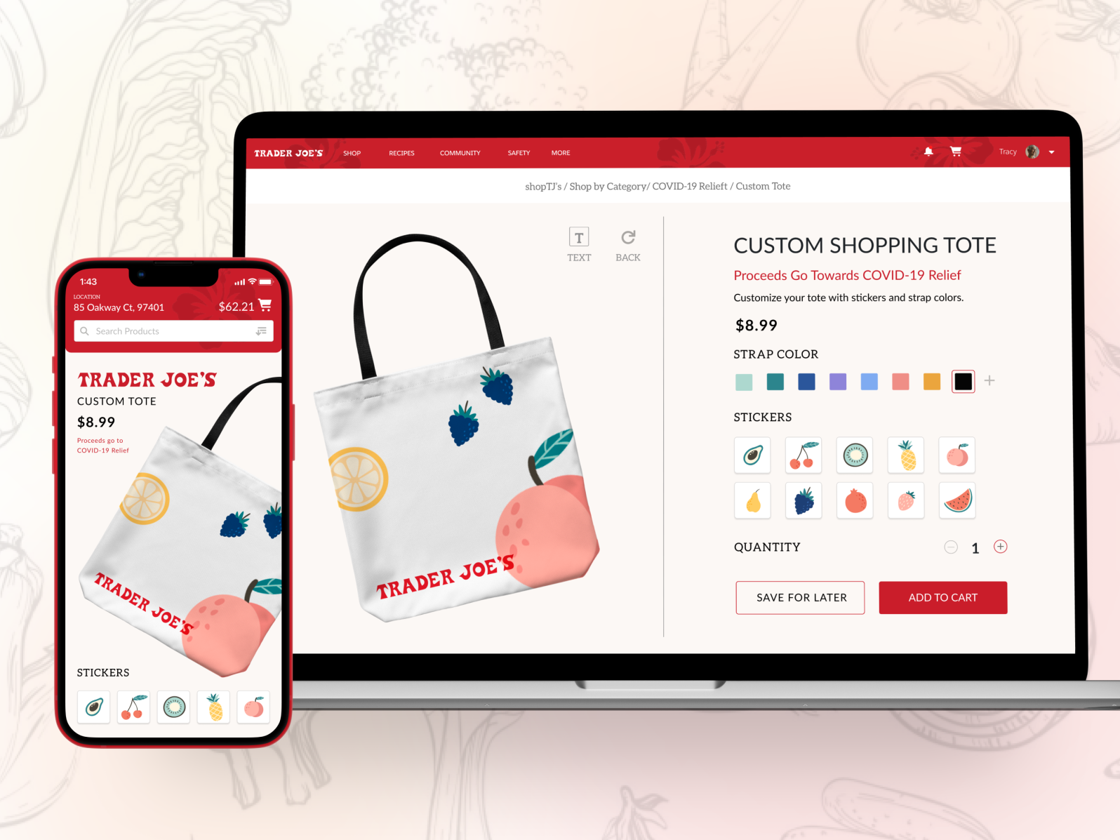 Trader Joe's App by Josh Lyman on Dribbble