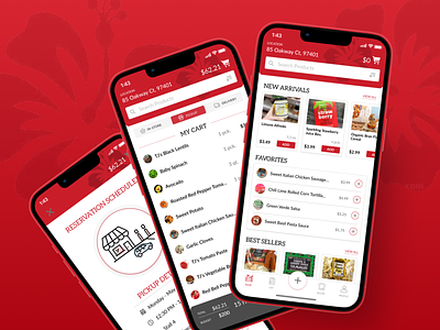 Trader Joe's App app brand branding color design grocery mobile retail ui user interface