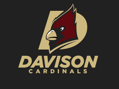 Davison Cardinals cardinal logo