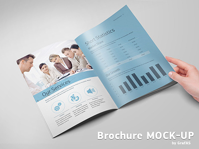 Brochure Mockup booklet brochure catalog catalogue corporate magazine mock-up mockup photo realistic presentation