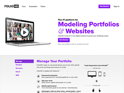 Weekend project: New landing page conversion cta landing page
