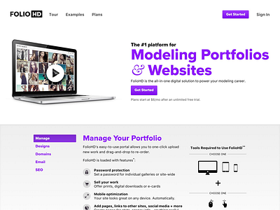 Weekend project: New landing page