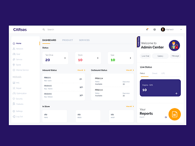 CARsos - Dashboard Design