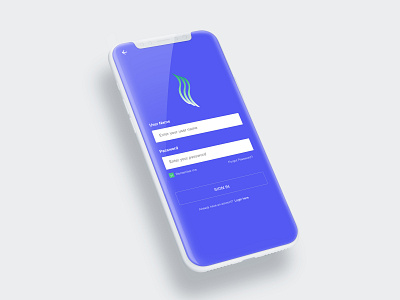 Login Screen APP UI Design