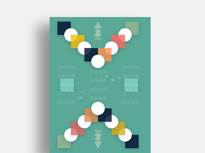 Abstract Poster Design abstract abstract art abstract design clean colours poster poster design simple ui