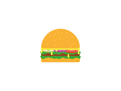 Hamburger design illustration