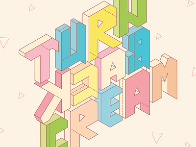 Turn Back Cream design explicit turn back cream typography vector