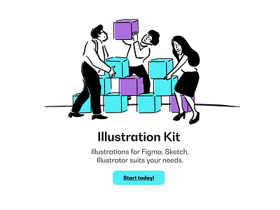 Illustration Kit - Preview