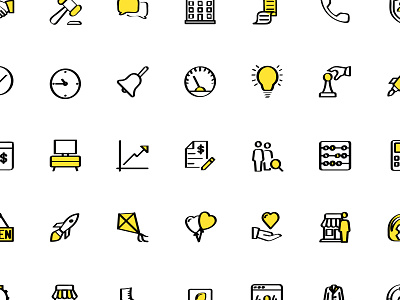 Lemonero - Icons app branding figma icon icon set iconography icons iconset illustration line icons vector