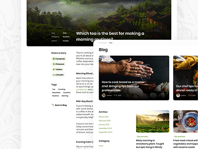 Fresh eCommerce Layout - Blog / Blog Detail article articles blog blog design blog post blogger blogging ecommerce figma layout posts share shopify social media tags template ui ui design uiux woocommmerce