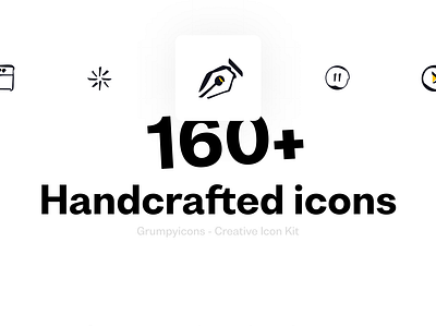 Grumpyicons - 160+ Handcrafted icons