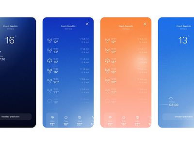 Weather app - Concept (uplabs challenge)