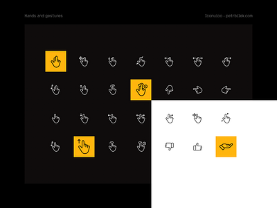 Iconuioo - Hands and Gestures