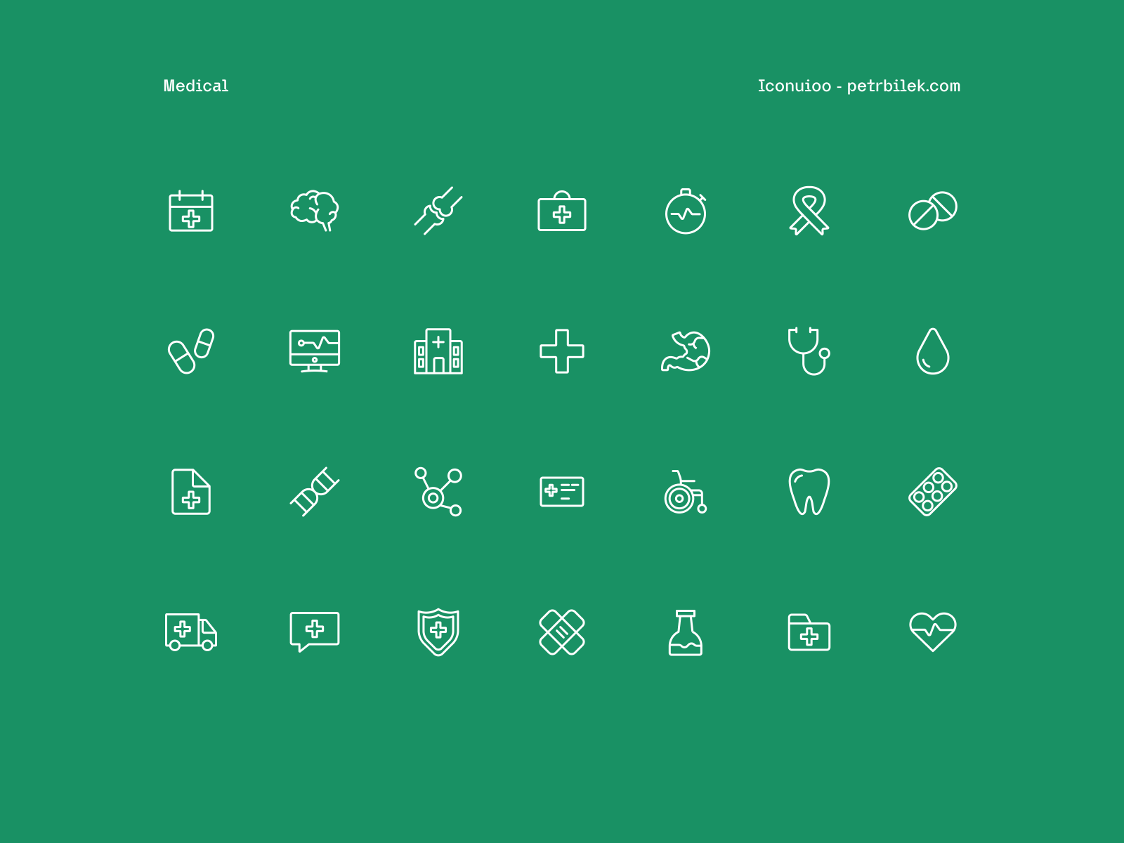 Medical - Iconuioo by Petr Bilek on Dribbble