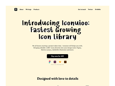 Iconuioo - New Landing page