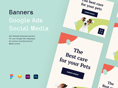 Pets and Animals - Banners ads ads banner ads design adsense advertisement banner banner ad banner ads banner ads design banners cover facebook facebook ads linkedin post twitter