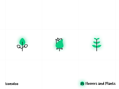 Flowers and Plants design figma icons flowers icon icon pack icon set iconography icons line icon line icons markating icon minimal icon plants sketch icons stroke icon web icon xd icons