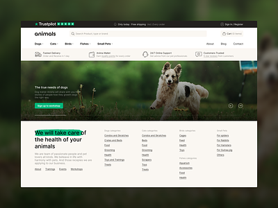 Content Heavy Pet eCommerce - Exploration vol.1