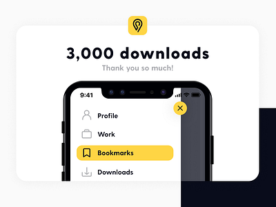 3K downloads! Thank you! freebie happy icon icon pack icon set iconography line icons milestone news newyear proud thankyou ui