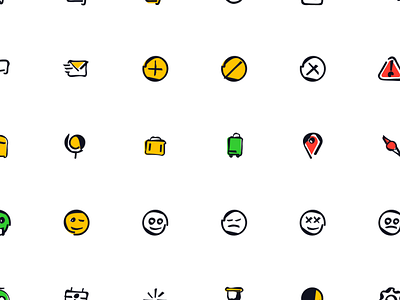 Grumpyicons - Pre-order now construction devices ecommerce emoji emojis icon icon pack iconography icons iconset layout line icons map premium presentation time