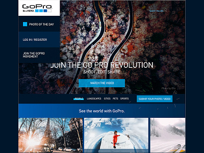 Gopro-redesign apps desktop digital inspiration layout minimalist popups redesign tech ui userinterface webapps