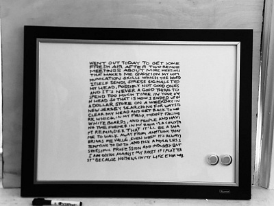 white board writing copywriting handwriting handwritten narrative storytelling typography.