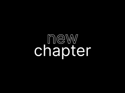 New Chapter 2022 branding creative design designer graphic design identity designer logo designer minimal newchapter typography
