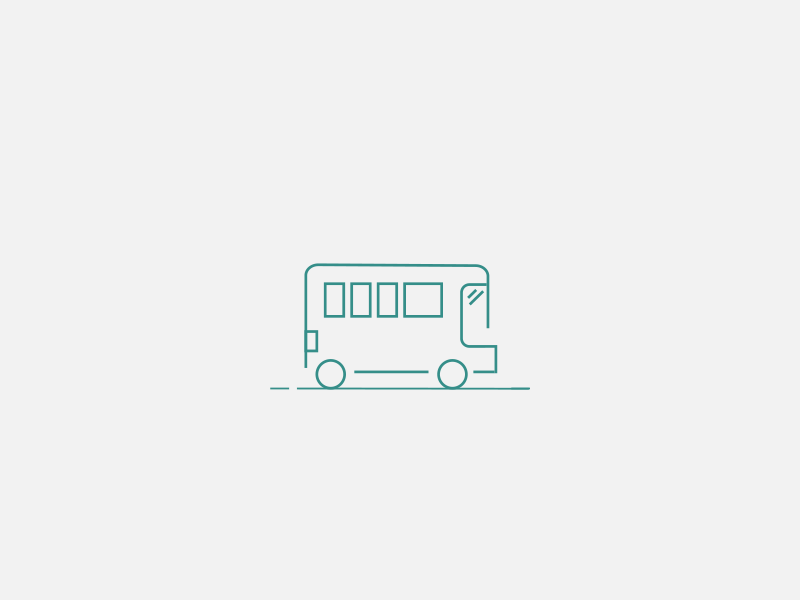 Smooth ride animated animation bus gif icon truck vehicle