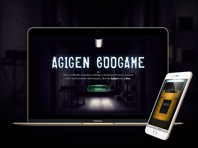 Agigen Goo Game Teaser 3d agigen browser game goo horror html5 webgl