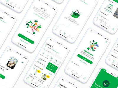 Coop App android app design groceries grocery app grocery store iphone ui ux