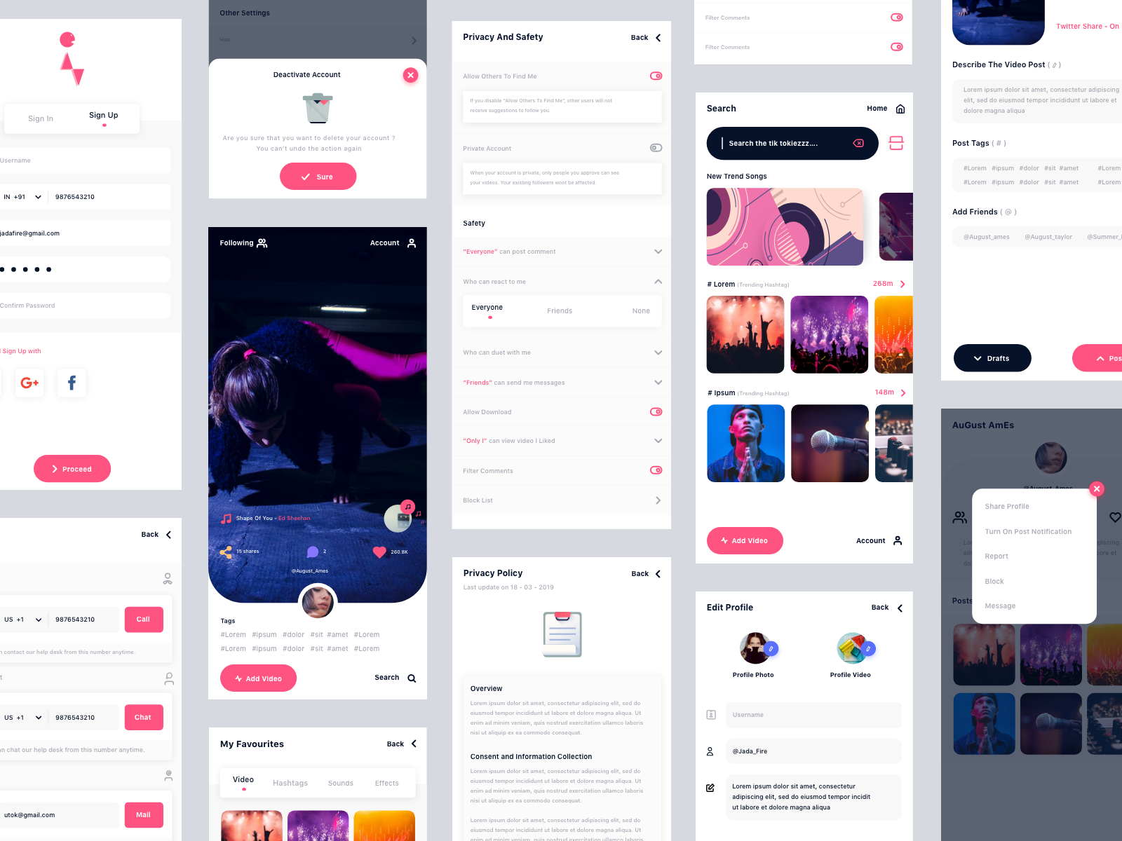 Tok App by Sujit Srinivas on Dribbble