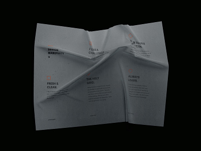 Design manifesto. djif dribbble manifesto personal print print design printing project school typography