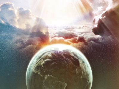 Drbl.Shot Earth clouds composition earth lens flare photoshop space stars