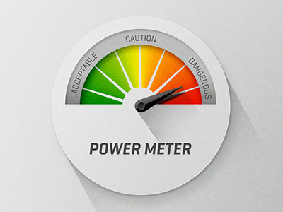 Power Meter gauge power vector vector art