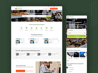 Irish Directory - A Marketplace Design