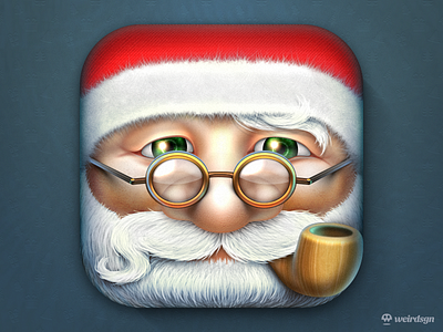 Santa Claus iOS Icon 2014 beard christmas free holiday icon ios mustache santa santa claus wallpaper